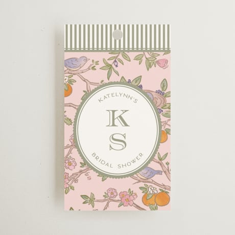 Bridal Shower Favor Tags