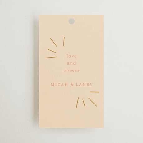 Engagement Party Favor Tags