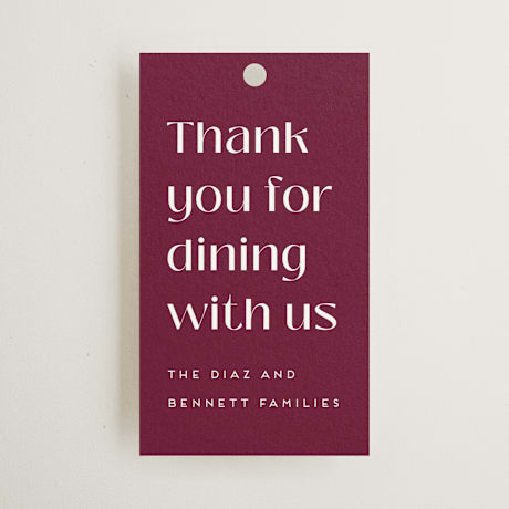 Rehearsal Dinner Favor Tags