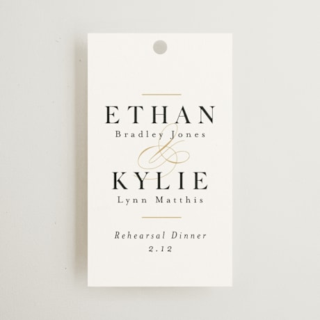 Rehearsal Dinner Favor Tags