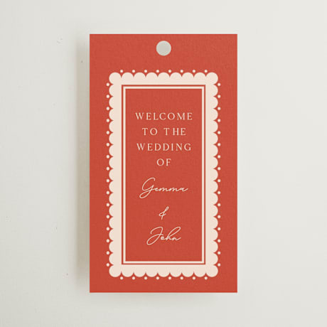 Rehearsal Dinner Favor Tags