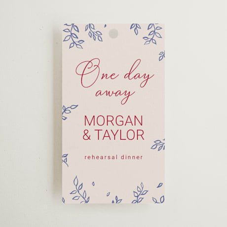 Rehearsal Dinner Favor Tags