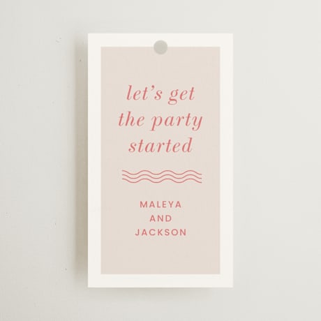 Rehearsal Dinner Favor Tags