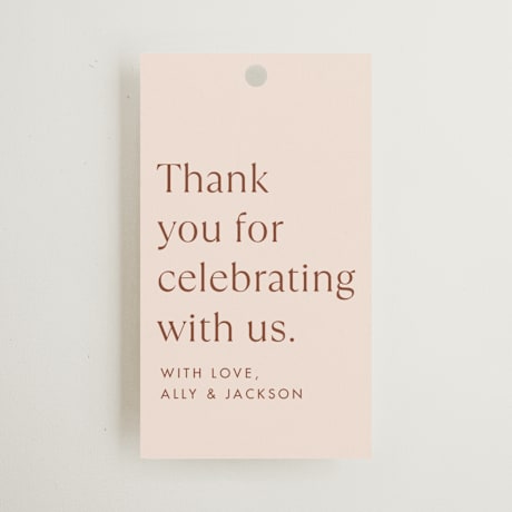 Wedding Favor Tags