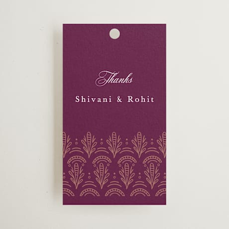 Wedding Favor Tags