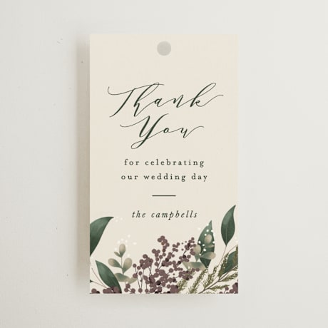 Wedding Favor Tags