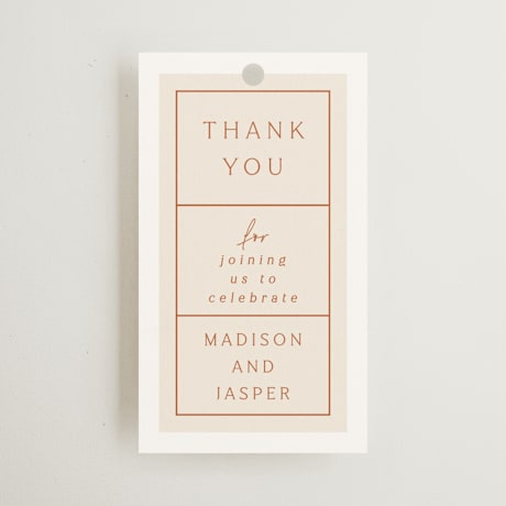 Wedding Favor Tags