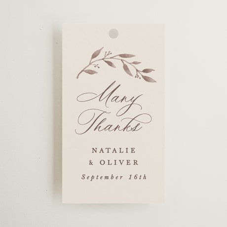 Wedding Favor Tags