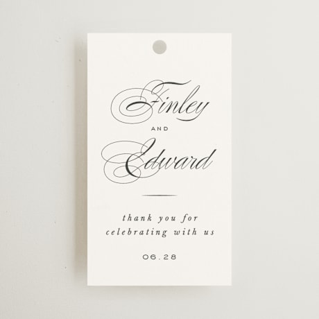 Wedding Favor Tags