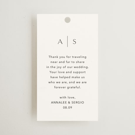 Wedding Favor Tags
