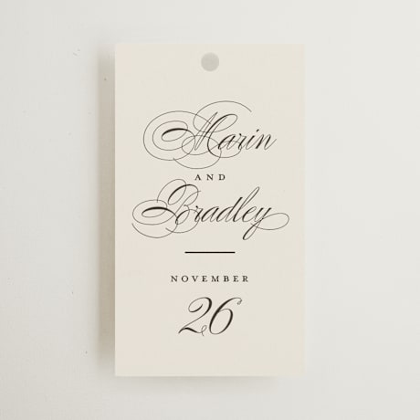 Wedding Favor Tags