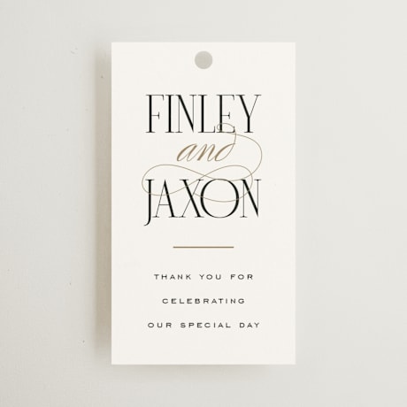 Wedding Favor Tags