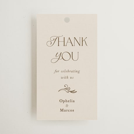 Wedding Favor Tags