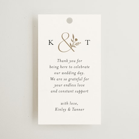 Wedding Favor Tags