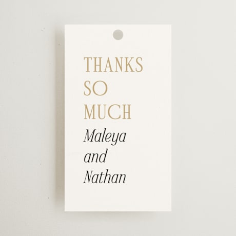Wedding Favor Tags