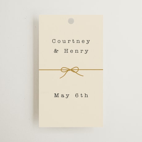 Wedding Favor Tags
