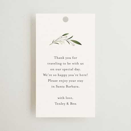 Wedding Favor Tags