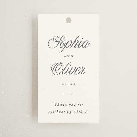 Wedding Favor Tags