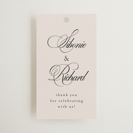 Wedding Favor Tags