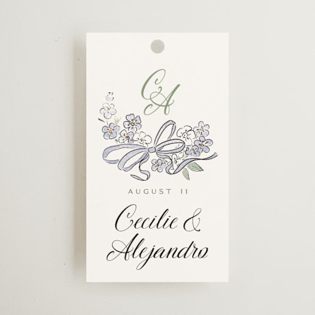 Wedding Favor Tags