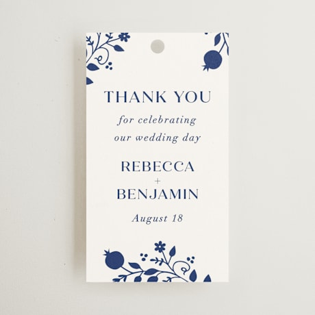 Wedding Favor Tags