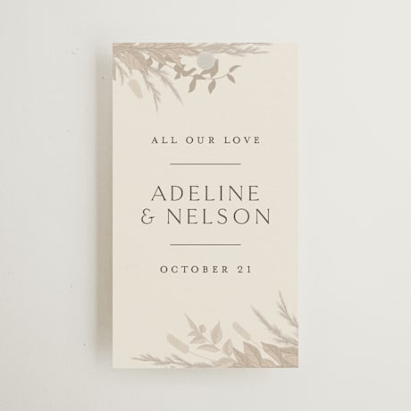 Wedding Favor Tags