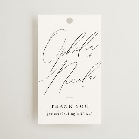 Wedding Favor Tags