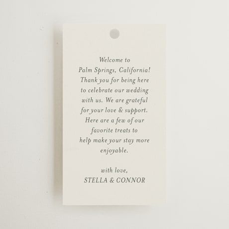Wedding Favor Tags