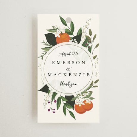 Wedding Favor Tags