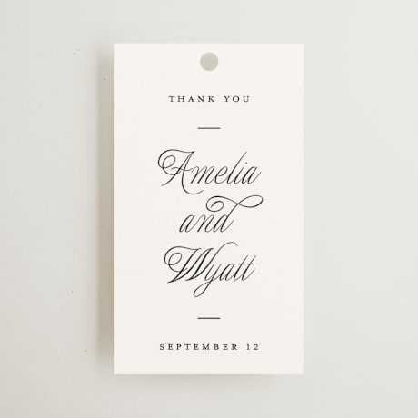 Wedding Favor Tags