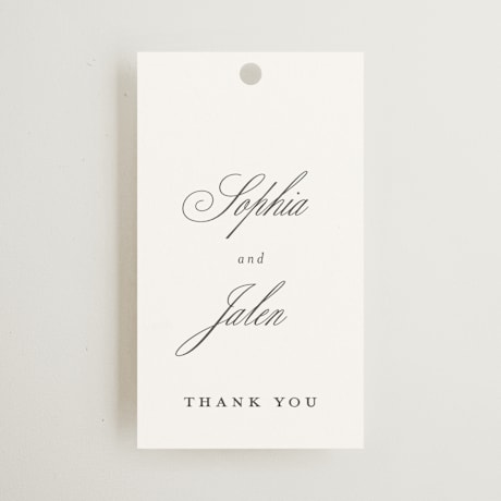 Wedding Favor Tags