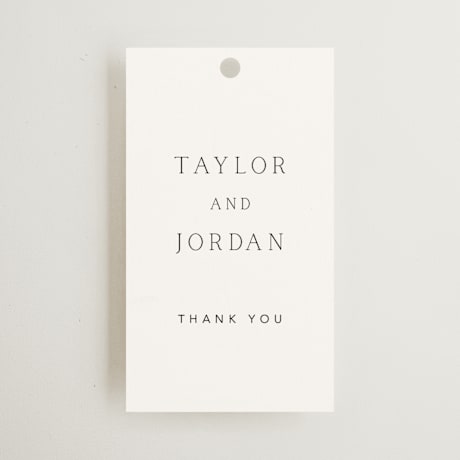 Wedding Favor Tags