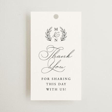 Wedding Favor Tags