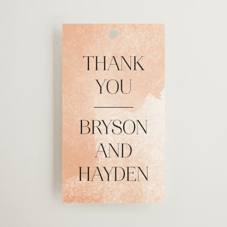 Wedding Favor Tags