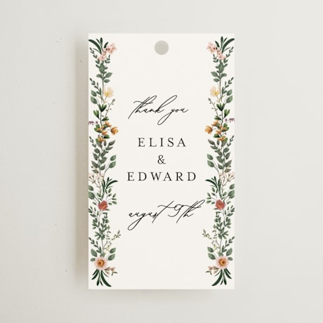 Wedding Favor Tags