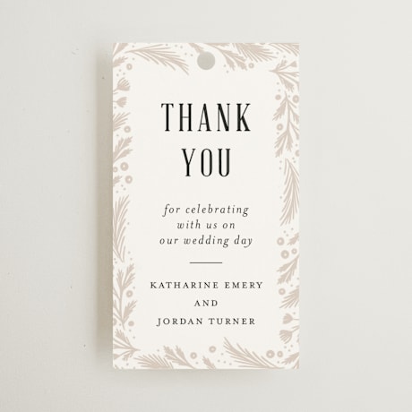 Wedding Favor Tags