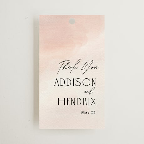 Wedding Favor Tags