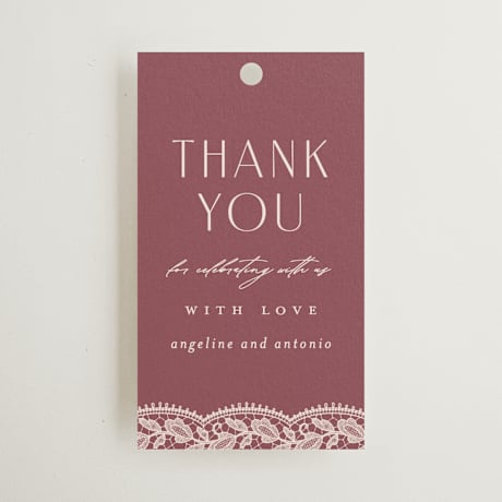 Wedding Favor Tags