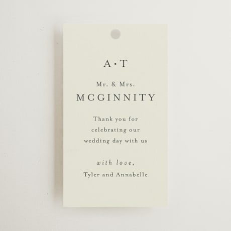 Wedding Favor Tags