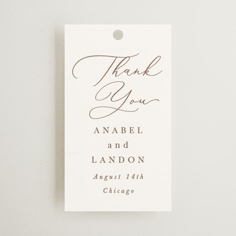 Wedding Favor Tags