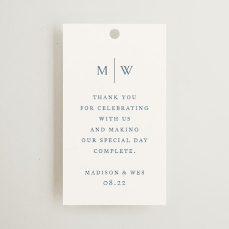 Wedding Favor Tags