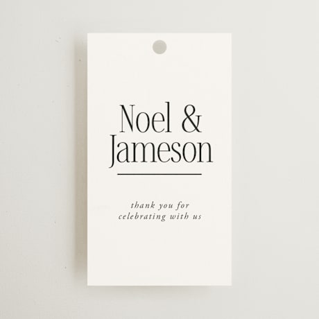 Wedding Favor Tags
