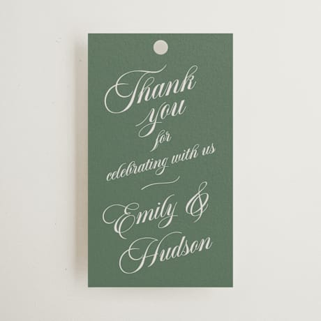 Wedding Favor Tags