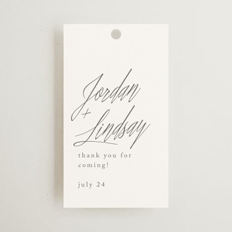 Wedding Favor Tags