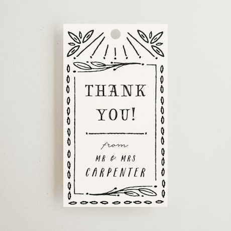 Wedding Favor Tags