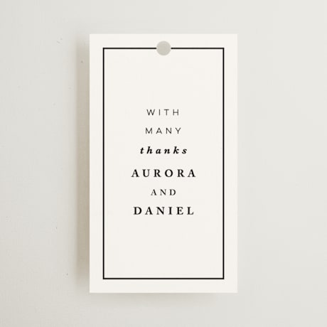 Wedding Favor Tags