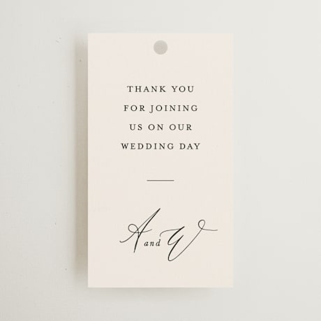 Wedding Favor Tags