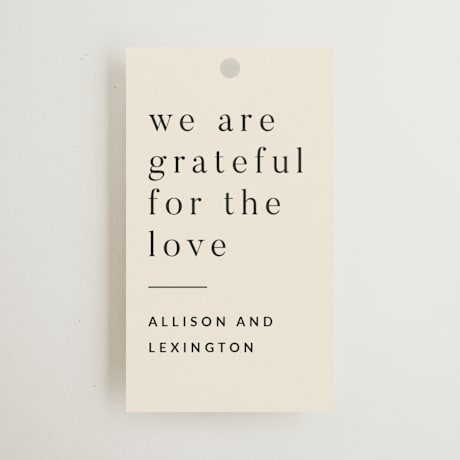 Wedding Favor Tags
