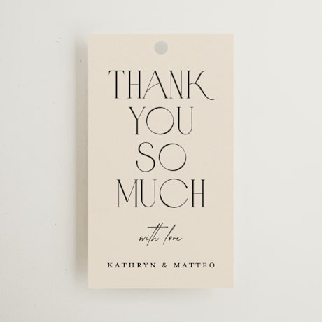 Wedding Favor Tags