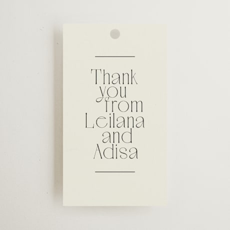 Wedding Favor Tags